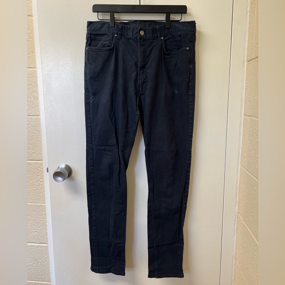 Skinny Fit Dark Blue Jeans